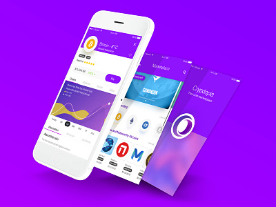 Cryptocurrency marketplace app app bitcoin coins crypto cryptocurrency dailyui design digital etherium ui ux uzersco