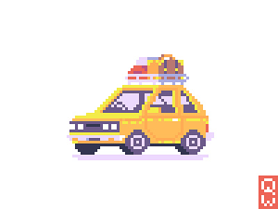 Tinny Little Hatchback car car game character driving game pixel pixel art pixel sprite pixelart quietwave qw racing racing game sprite vehicle