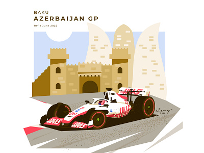 2022 Azerbaijan GP Poster