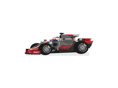 Haas VF-17; #8; Romain Grosjean