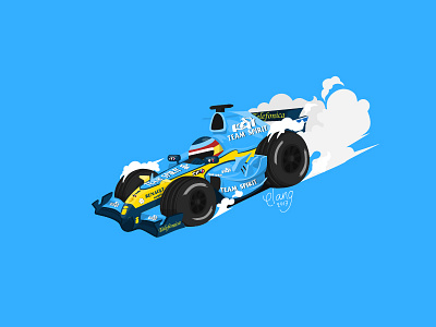 Renault R26 - Fernando Alonso alonso f1 fernando fernando alonso formula 1 race racing renault