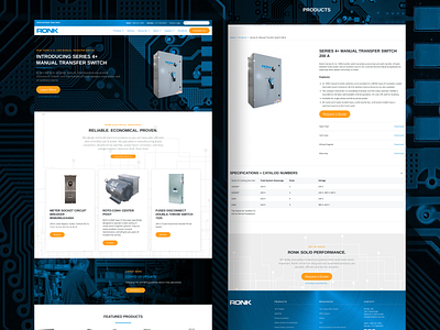 Ronk Electrical Craft CMS Website