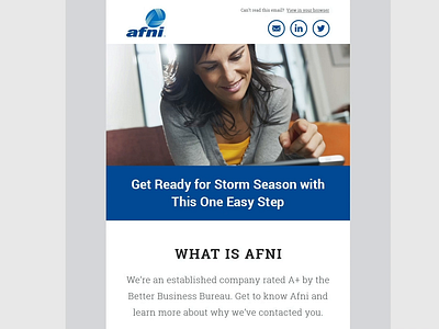 Afni Email Template email design responsive web design