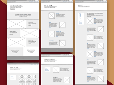 Keystone Wireframes craft cms design responsive ui web web design website