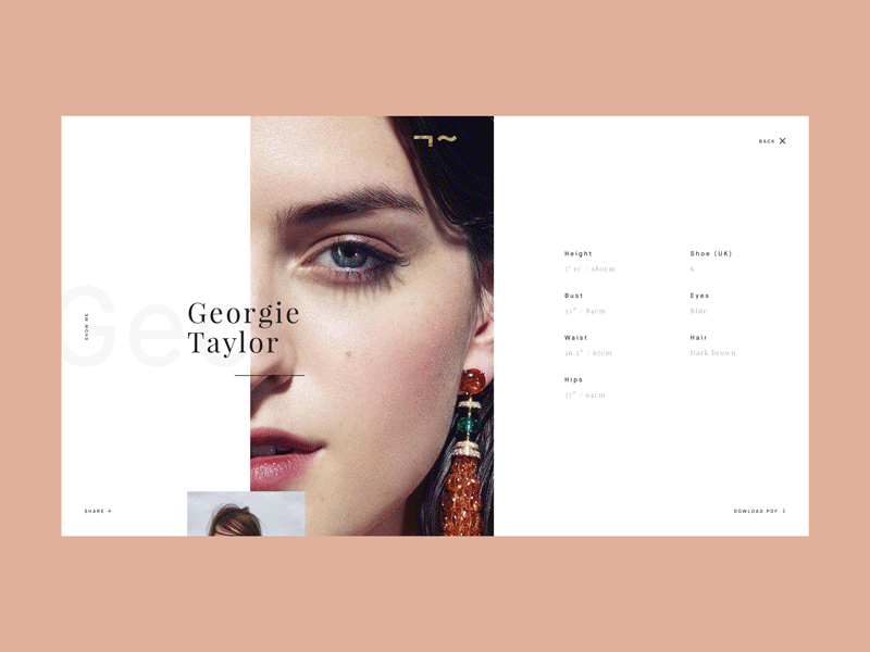 Linden Staub - Model & Detail Concept clean concept gallery layout minimal model modelling photography ui ux web website