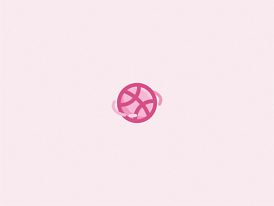 Hello Dribbble! ball debut dribbble hello icon illustration minimal