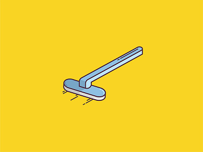 Razor or wiper Icon brutal draw drawing icon illustration minimal razor