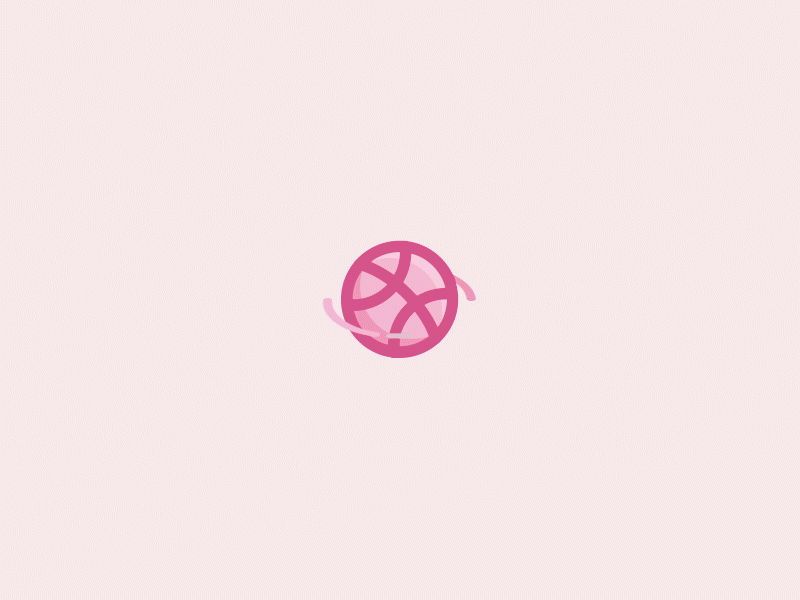 One year Dribbbler 🏀 after animate animation ball dribbble effects minimal