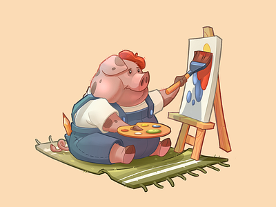 Artist Pig