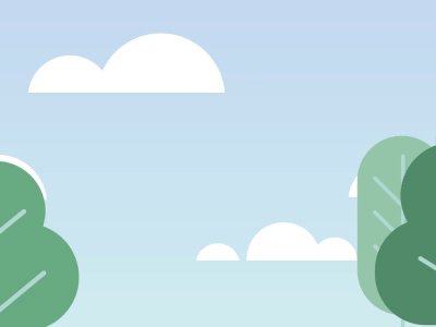 Flying bird effects after wings clouds 2d gif animation motion tree fly bird flat