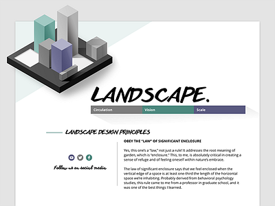 Landscape Web Design design landscape web