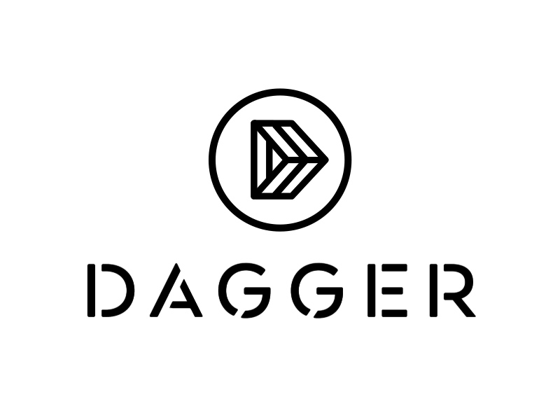 Dagger Icon after effects animation dagger geometric gif icon logo logotype motion design typography