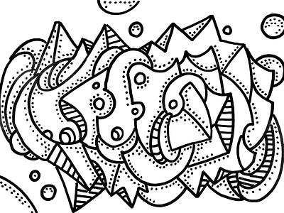 Automatic drawing experiment 11 abstract abstract art black and white drawing experiment hand drawn illustration