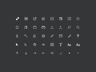 12px Icons WIP
