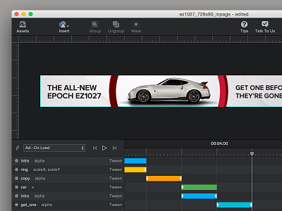 Epoch 2.0 Animation Editor ad builder adcade animation editor epoch