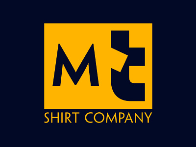 MT Shirt Company Logo branding design logo typography vector