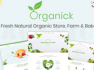 Organick – A Fresh Natural Organic Store, Farm & Bakery food shop fresh modern natural store organic organic farm organic farm shop organic food organic shop