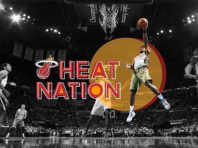 Heat Nation basketball branding campaign heat miami student