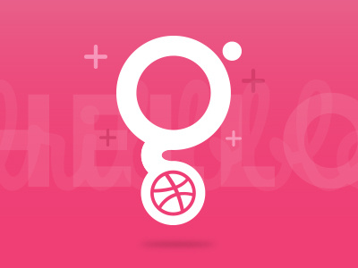 Hello Dribbble! debut dribbble first icon illustration logo vector