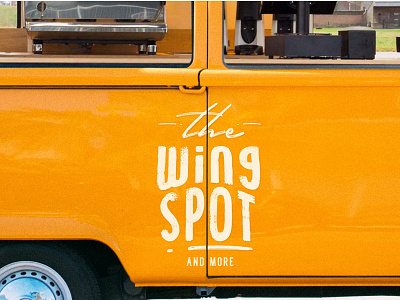 Dribbble The Wing Spot brand branding chicken food foodtruck graphitechagency logotype wings