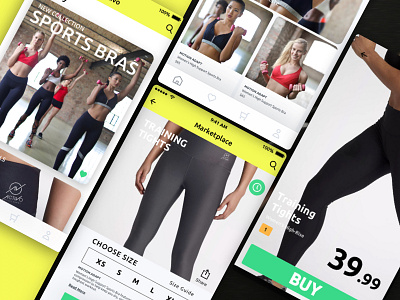 Discover what's the latest from Activo activowear app design fitnesswear fitwear gymwear sportswear ui ux