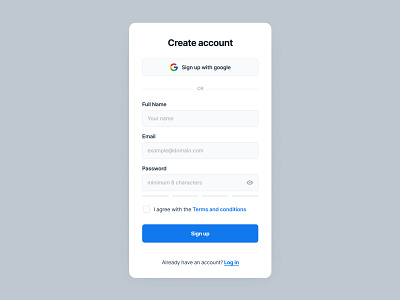 Sign Up UI