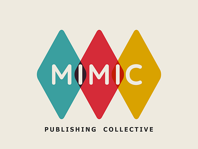 Mimic Publishing Collective Logo books branding collective coop game logo logo design mimic minimal publishing retro rgb simple social