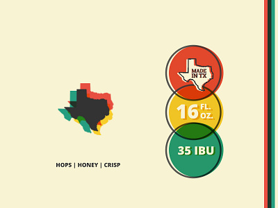 Texas Beer austin basic beer brew culture elements hops overlap rgb texas