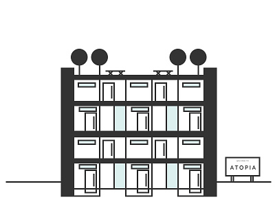 Container Complex architecture building container future home minimal simple tiny utopia