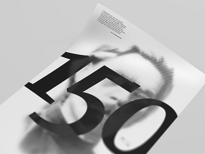 Poster "Gorkiy-150" depth filters gorkiy halftone typography mockup photoshop poster print writer