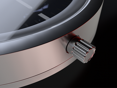 Constanta Crop 001 c4d cinema4d clean design fusion360 hdr industrial m metallic red redshift render rendering watches