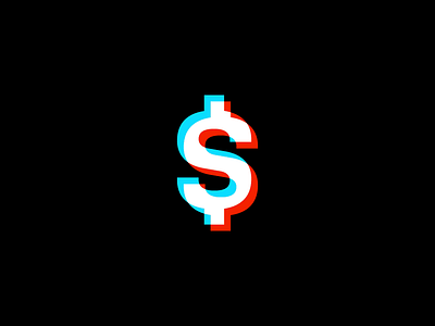 Logo Exploration for a new Podcast 3d dollar identity logo mark overlay simple