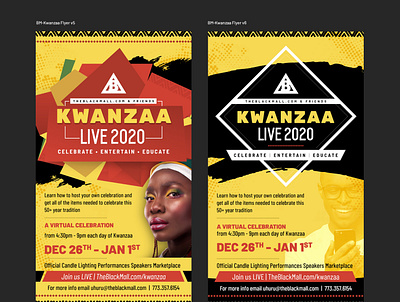 Kwanzaa Digital Flyer digital illustration flyer design