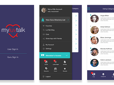 Updated Screen UI for MyLuvTalk