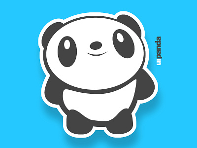 UI Panda Logo Concept adobe illustrator logo design sketch 3