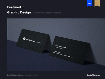 Featured in Graphic Design on Best of Behance Curated Gallery