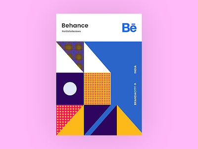 Behance Portfolio Reviews Event Poster #1