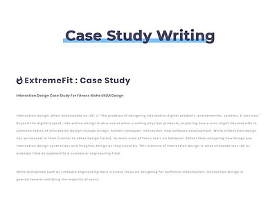Case Study Interaction Design Project -02