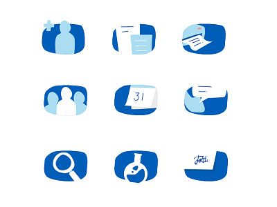 Manager Series - Icon Pack 2d character coach design development flat human illustration manager office people teamwork ui. ux vector working workspace