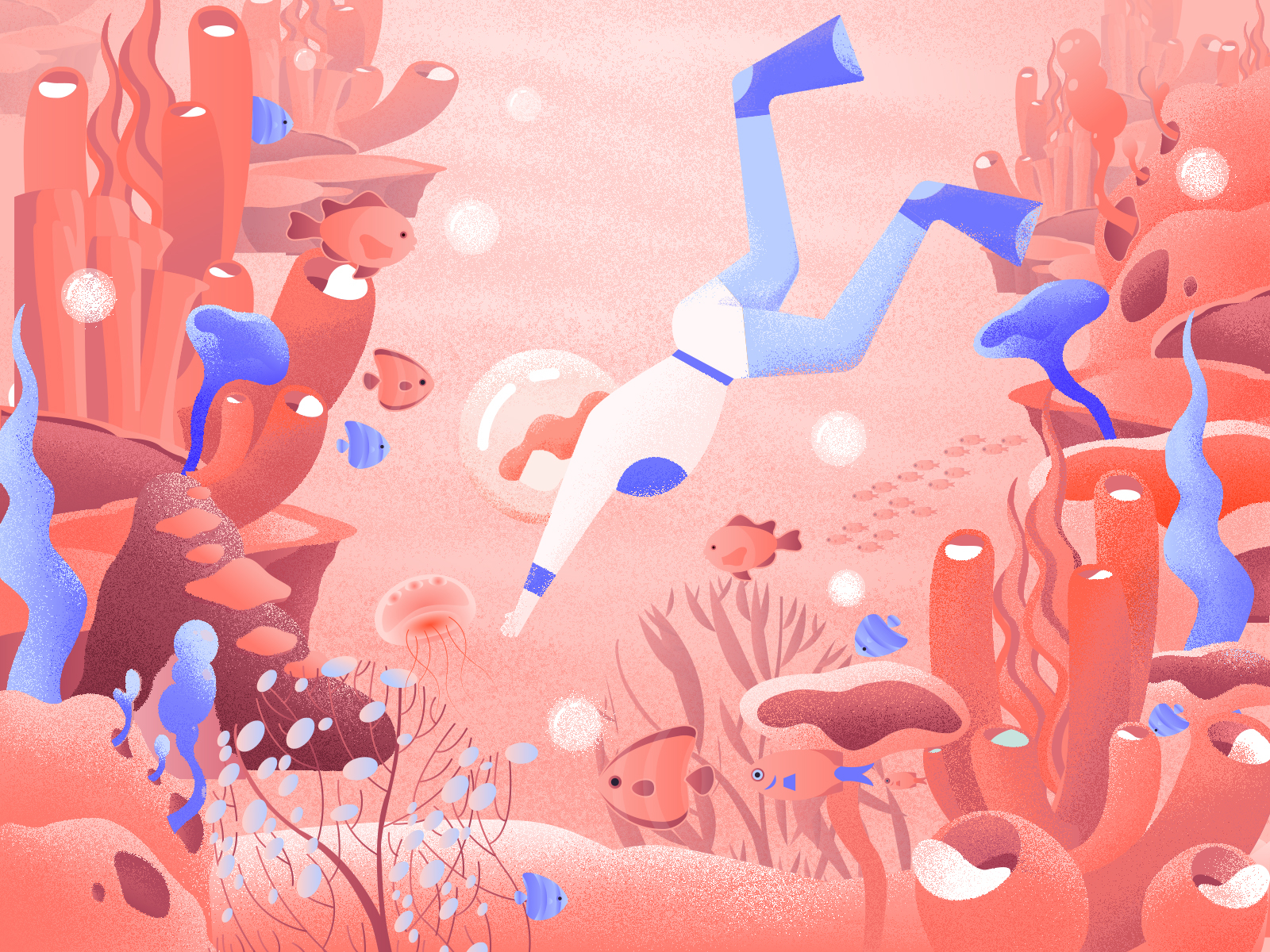 Underwater World by ADajersey on Dribbble