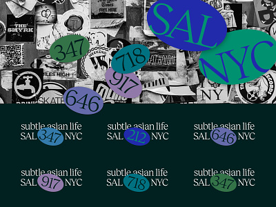 SAL NYC branding hex codes identity logo nyc stickers