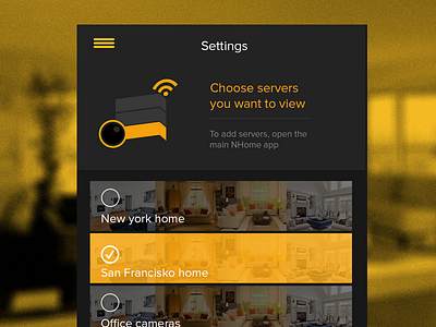 Security app nhome security settings smart home