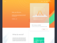 Boom Agency website