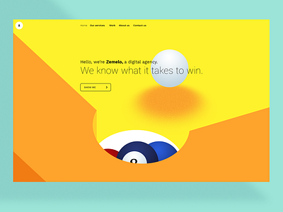 Agency Landing Page agency grey landing page orange red white