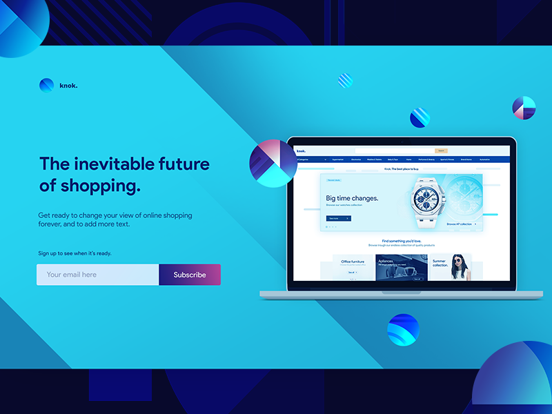 Landing page