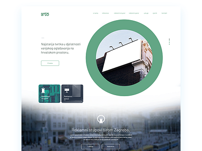 Arto Website redesign colorfull landing page. simple surface weird