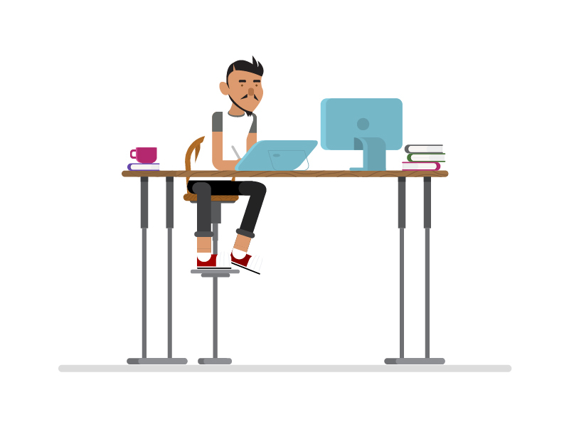 Flat Character Design by Christina Guillot on Dribbble