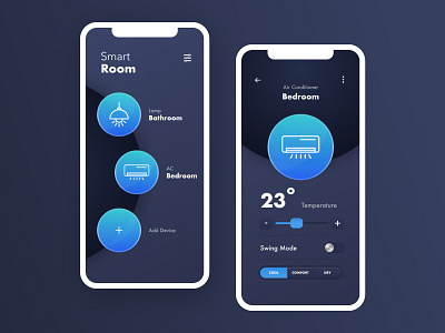 Daily UI - Smart Home Apps android app dailyui internetofthings ios mobile smarthome ui ui design uiux ux