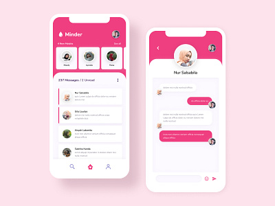Daily UI - Direct Messaging (Dating Apps) android app dailyui dating app ios mobile ui ui design uiux ux