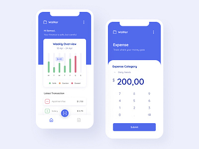 Wallet Tracker Analytics Mobile App